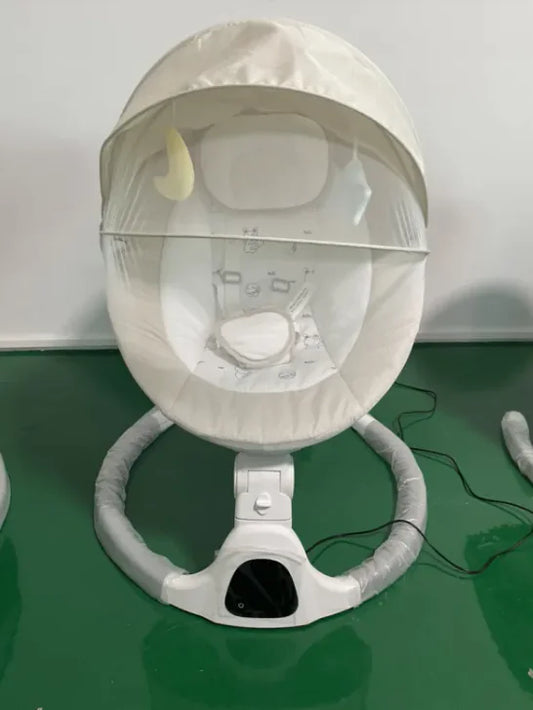 Berceau &amp; Balancelle Électrique Intelligente pour Bébé – Douceur &amp; Confort Assurés