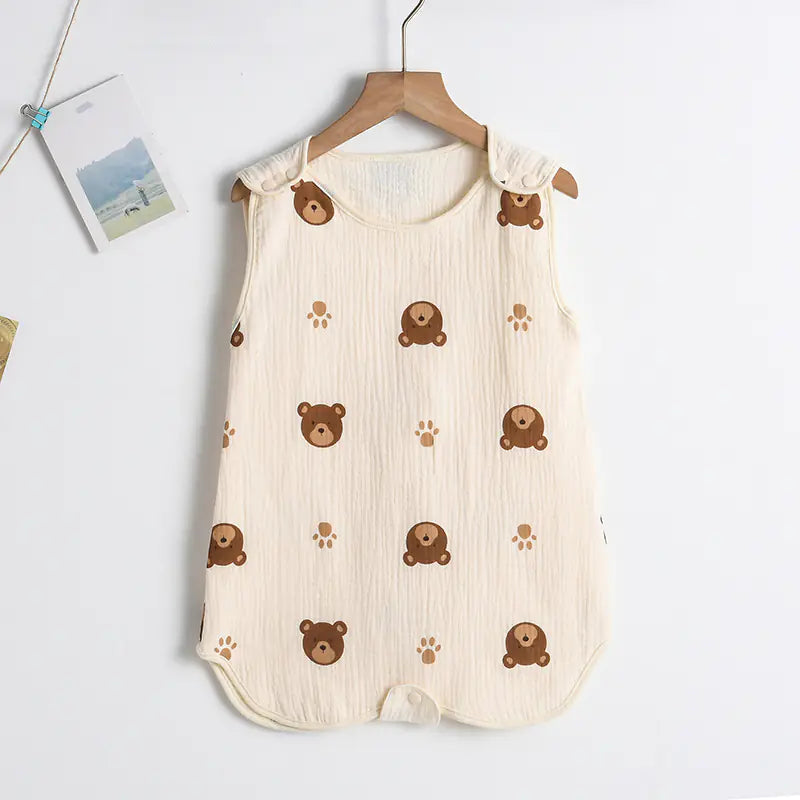 Gigoteuse Bébé en Gaze de Coton – Confort Douillet pour Nuits Paisibles